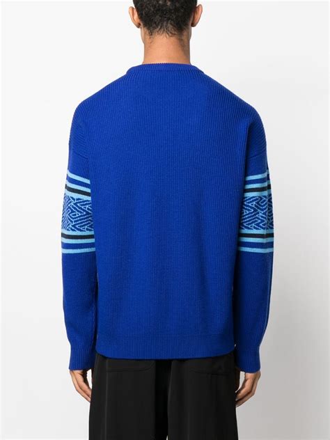 versace vertical striped sweater